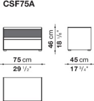 Размер CSF75AF
