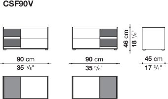 Размер CSF90VF