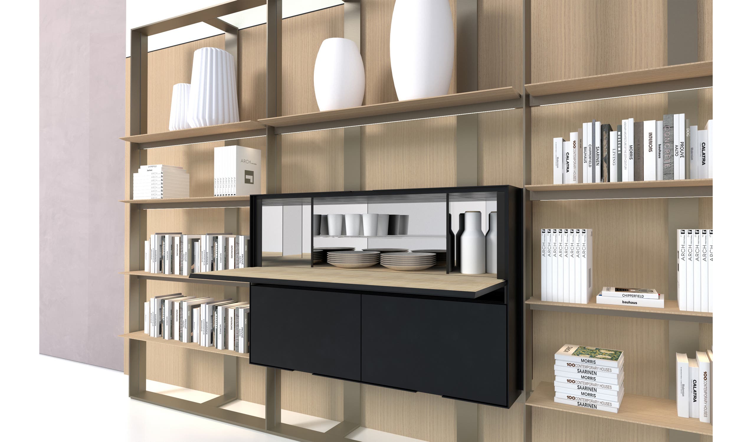 Flat.C Frame — итальянская мебель B&B Italia — Гостинные системы