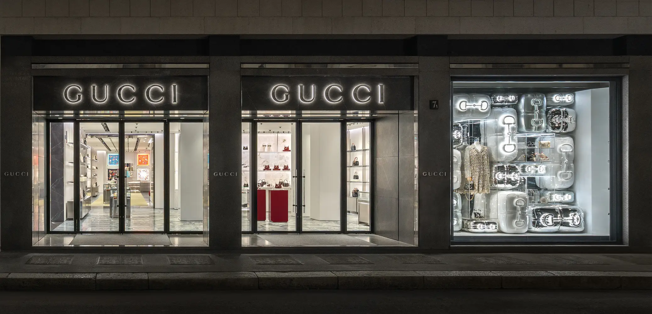B&B Italia в Новом Флагманском Магазине Gucci в Милане