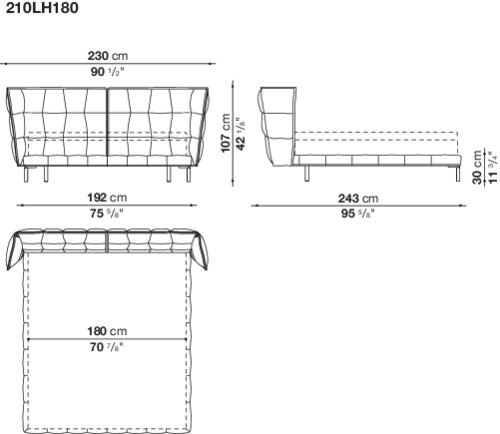 Размер 210LH180