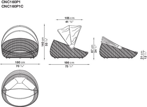 Размер CNC160P1C