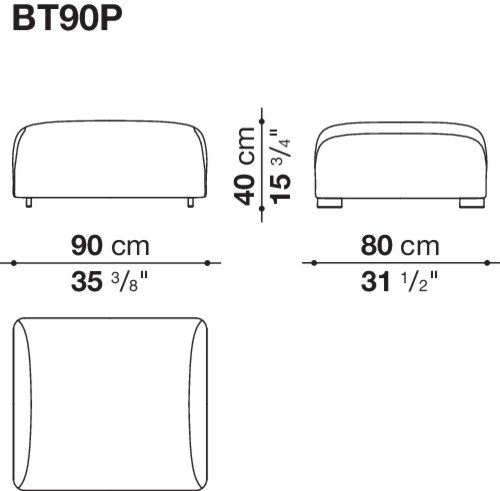 Размер BT90P