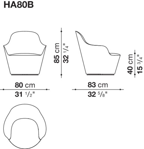Размер HA80B