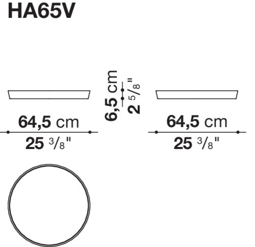 Размер HA65V