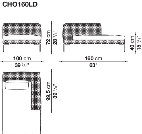Размер CHO160LD