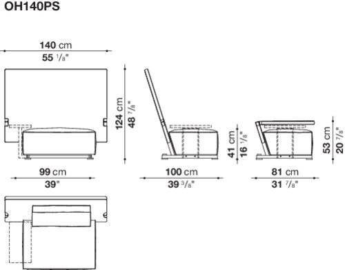 Размер OH140PS