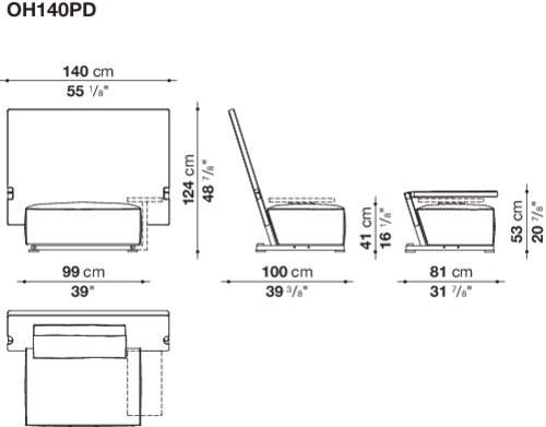 Размер OH140PD