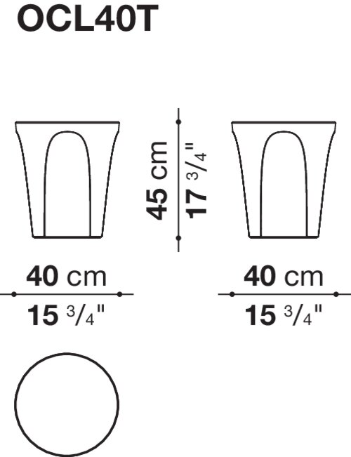 Размер OCL40T