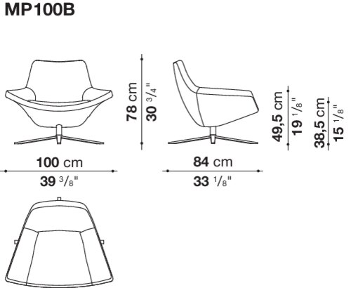 Размер MP100B