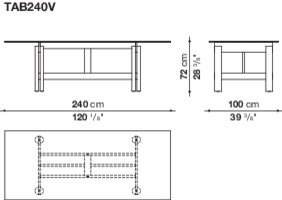 Размер TAB240V
