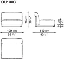 Размер OU100C