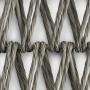 Dove grey polyethylene interlacing - Grey frame